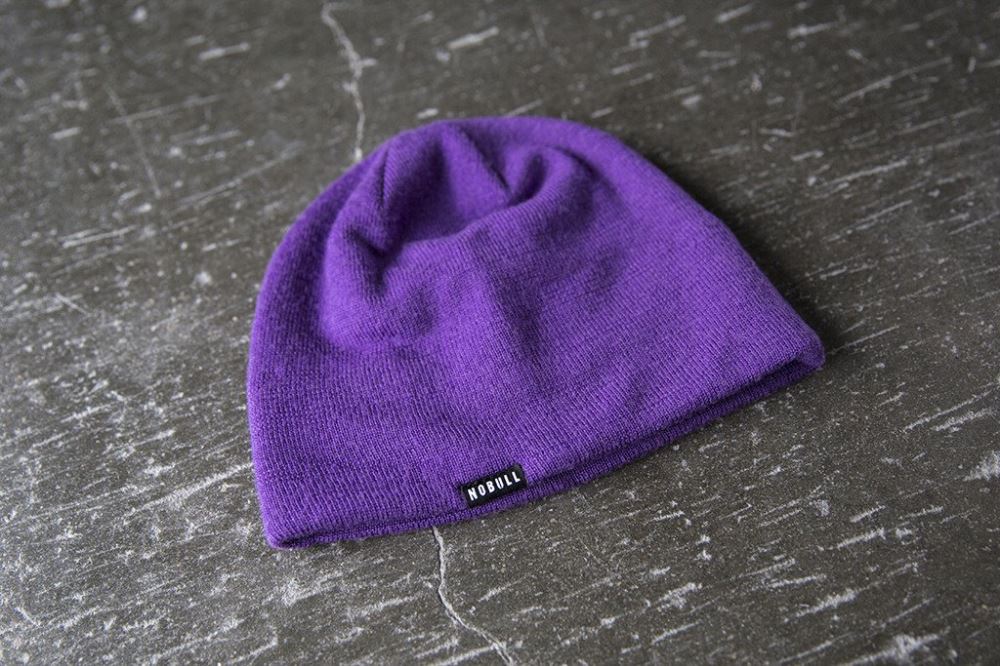 FITTED BEANIE - BRIGHT PURPLE