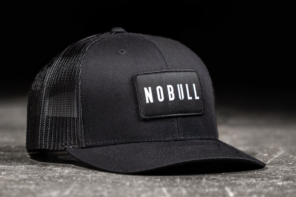 NOBULL CURVED-BRIM TRUCKER - BLACK [no bull]