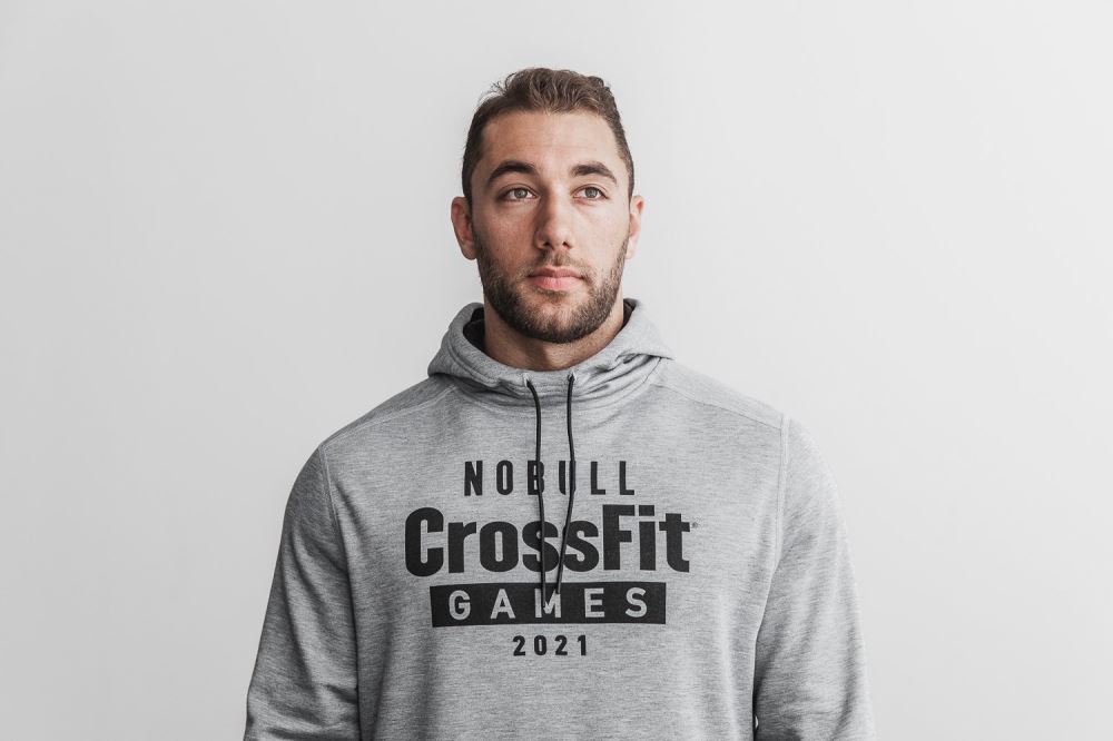 MEN'S NOBULL CROSSFIT GAMES® 2021 HOODIE - HEATHER GREY
