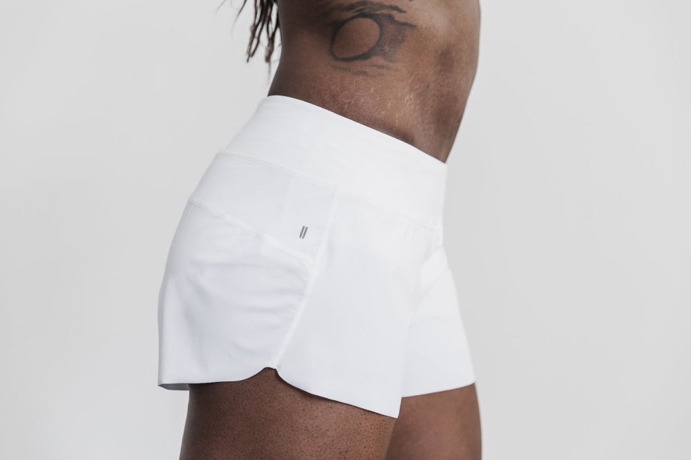 PACE SHORT 3" - WHITE
