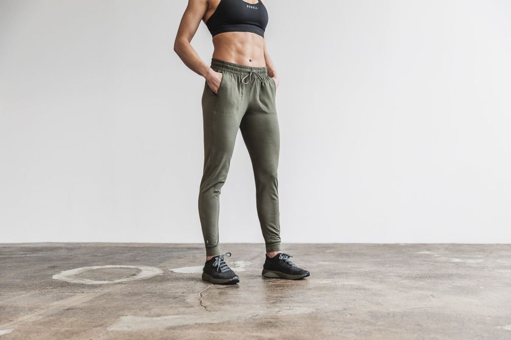 WOMEN'S JOGGER - ARMY GREEN