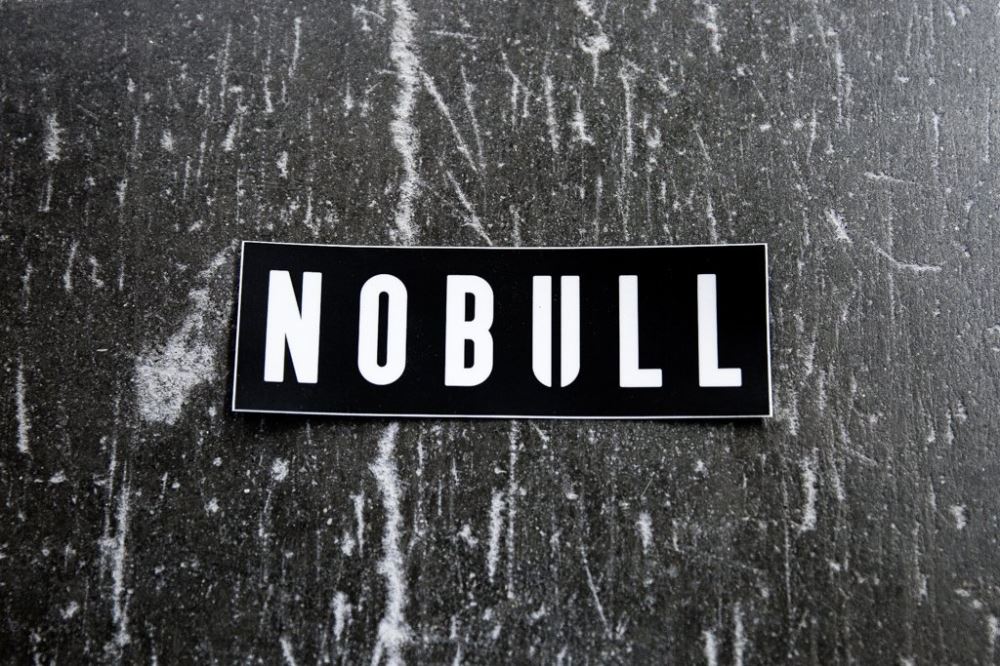 NOBULL STICKER (2" x 6") - BLACK