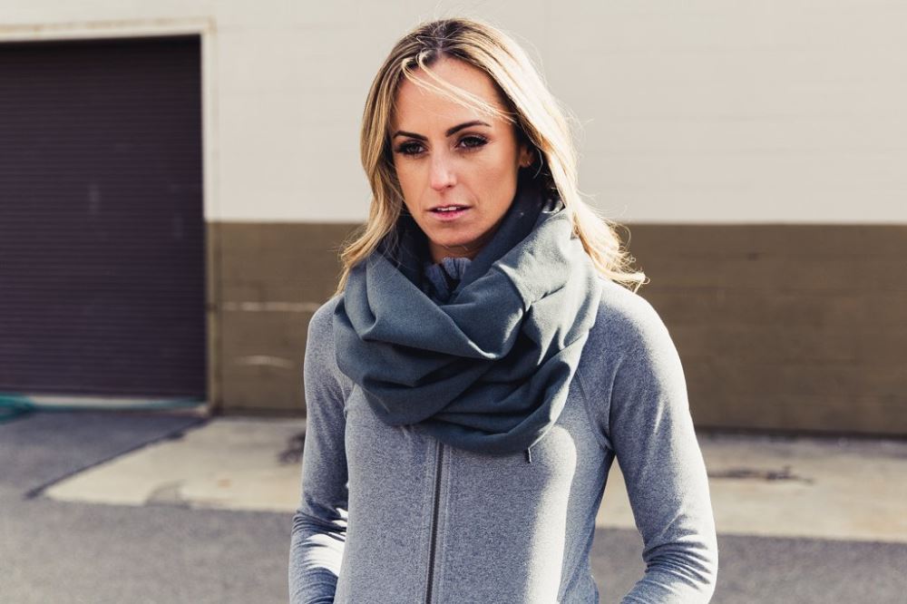 TO & FROM INFINITY SCARF - CHARCOAL