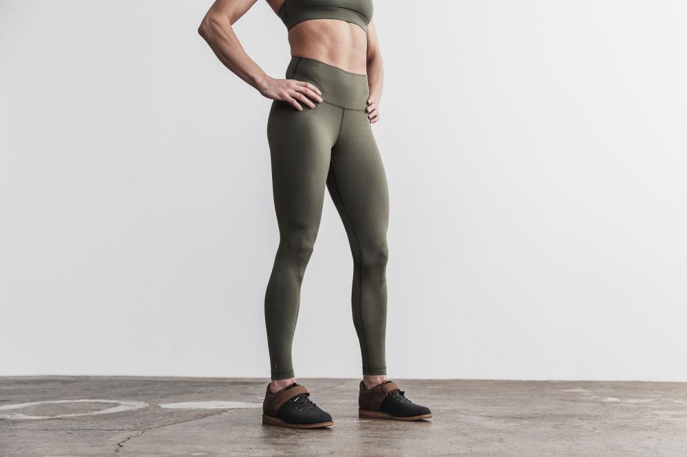 HIGH-RISE TIGHT - ARMY GREEN