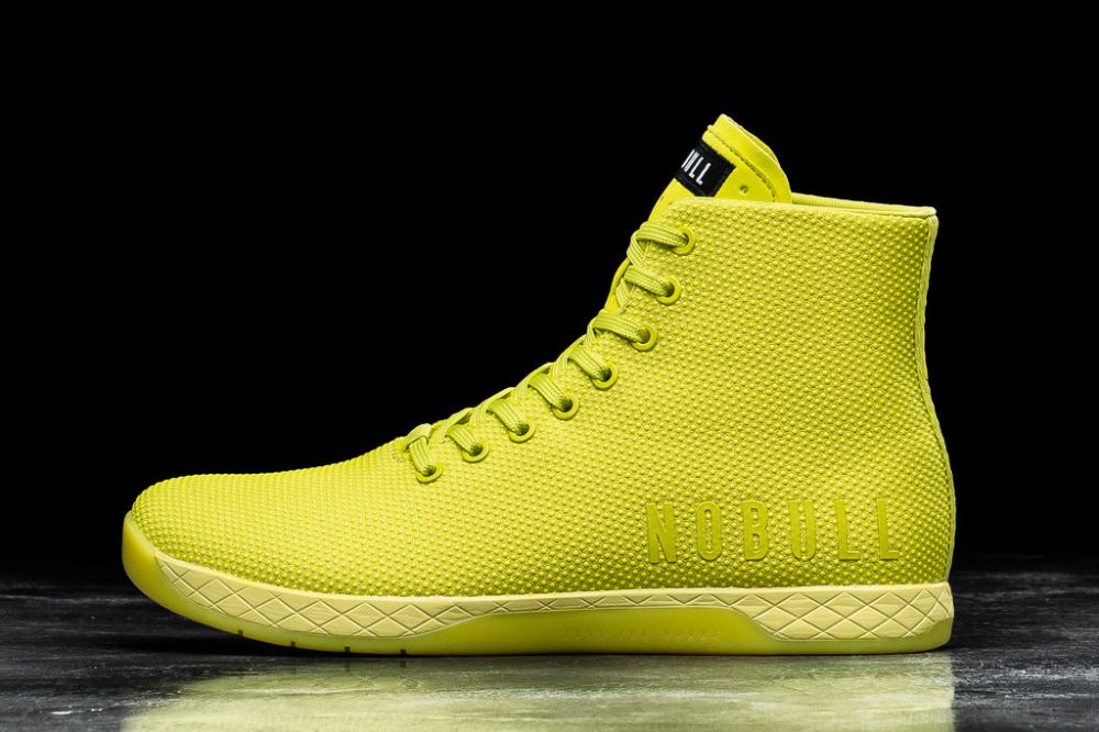 HIGH-TOP NEON LIME TRAINER (WOMEN'S)