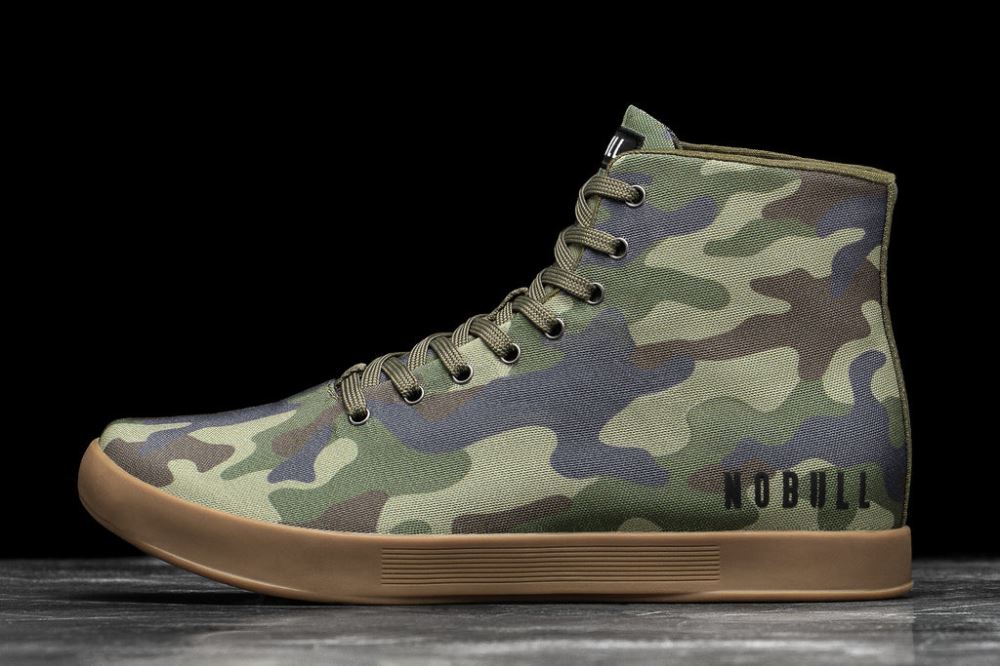 HIGH-TOP FOREST CAMO CANVAS TRAINER (WOMEN'S)