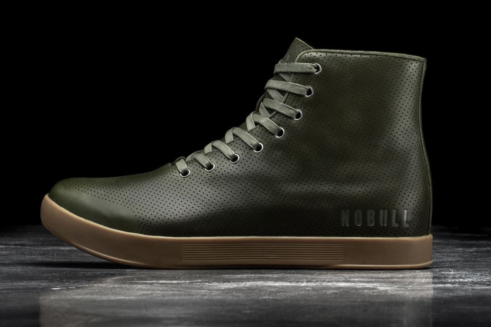 HIGH-TOP ARMY LEATHER TRAINER (WOMEN'S)