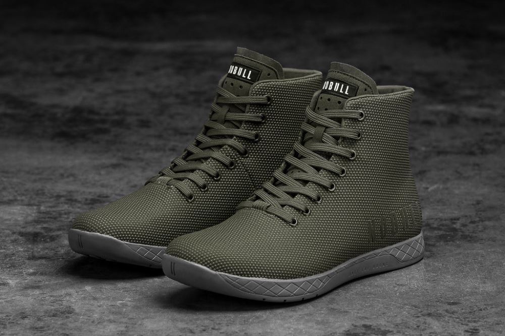 HIGH-TOP ARMY GREY TRAINER (MEN'S)
