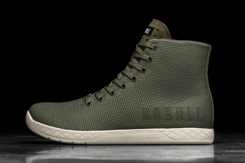 HIGH-TOP ARMY IVORY TRAINER (MEN'S)